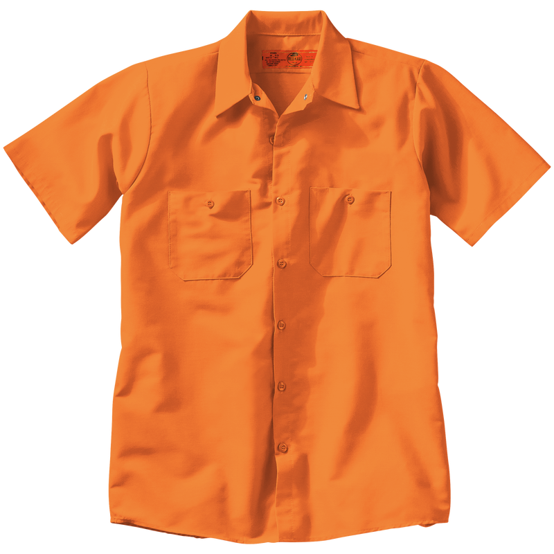 Men's Short Sleeve Industrial Work Shirt image number 9