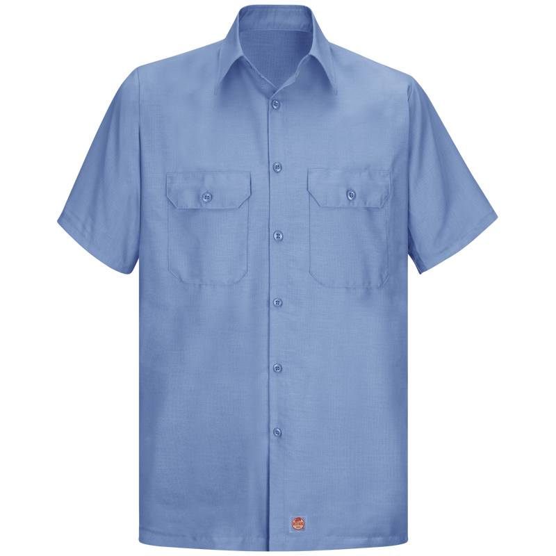 Men's Short Sleeve Solid Rip Stop Shirt image number 0
