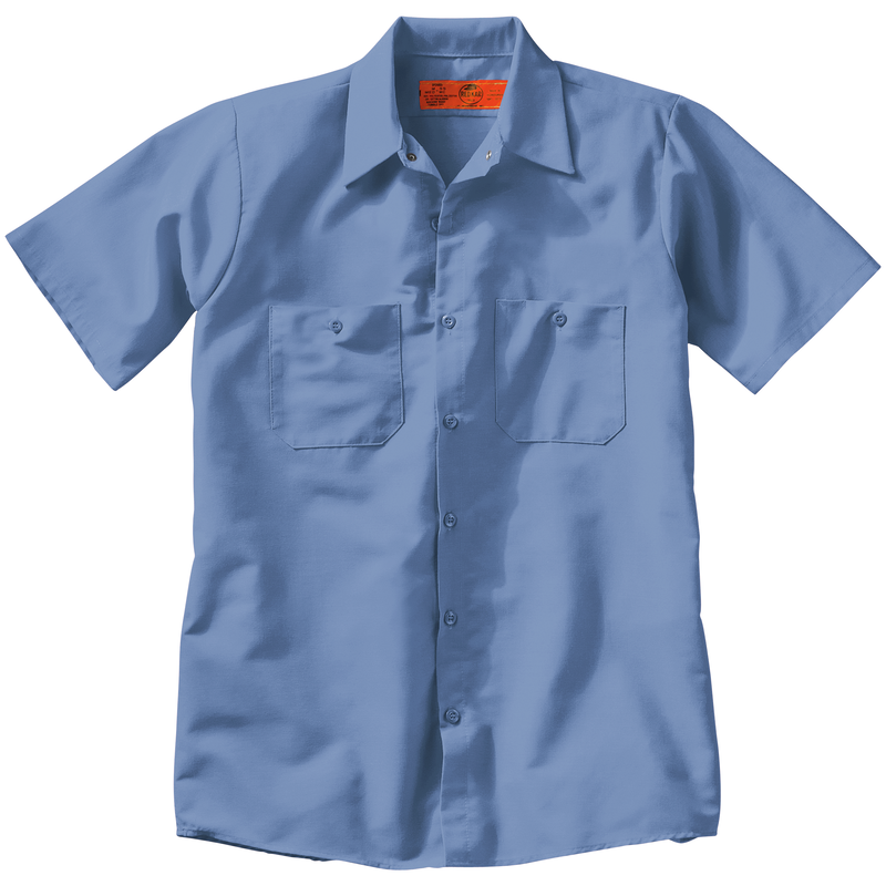 Men's Short Sleeve Industrial Work Shirt image number 6