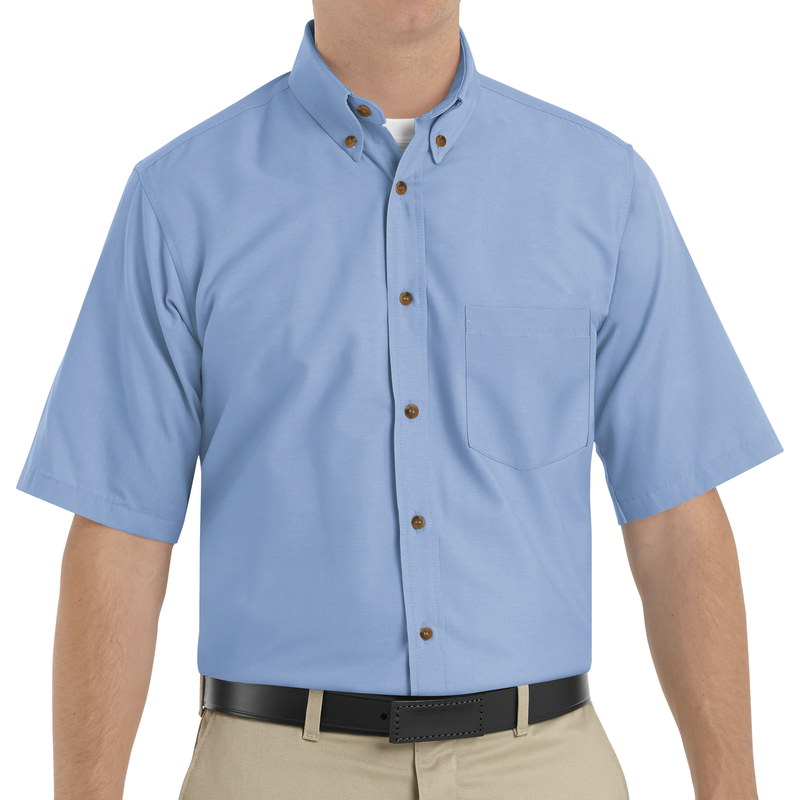 Men's Short Sleeve Poplin Dress Shirt image number 3