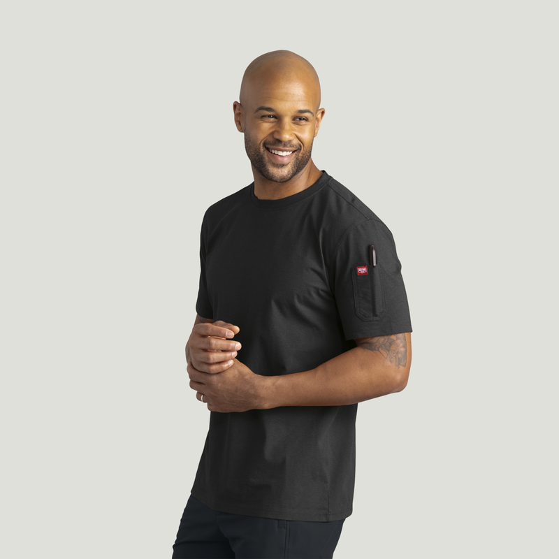 Men's Short Sleeve Midweight Slim Fit Performance Tee image number 3
