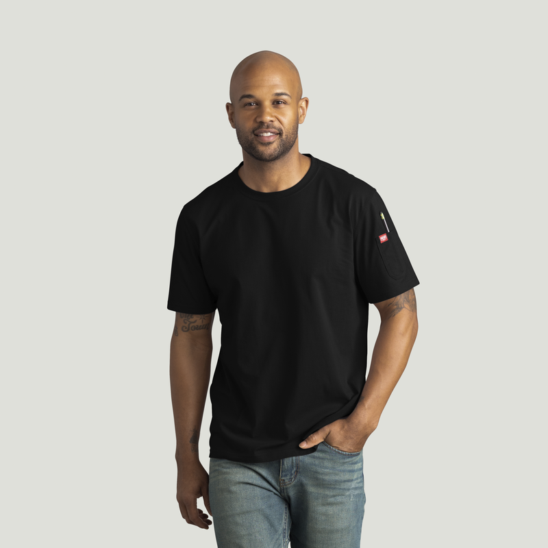 Men's Short Sleeve Midweight Slim Fit Performance Tee image number 1