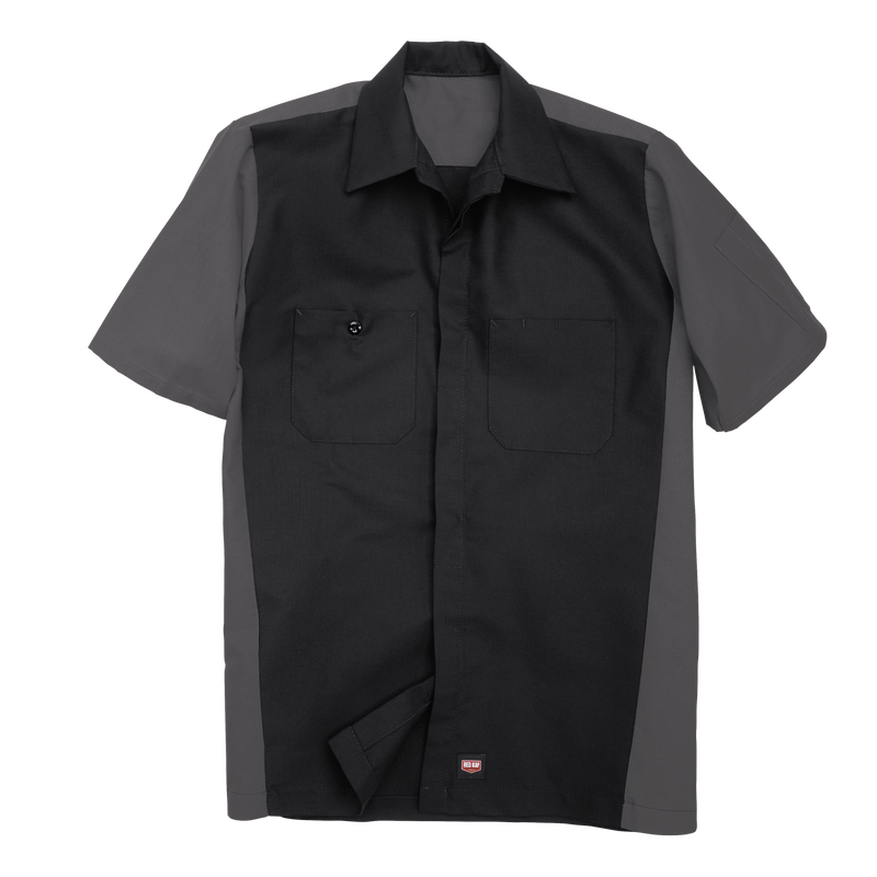 Men's Short Sleeve Two-Tone Crew Shirt image number 4