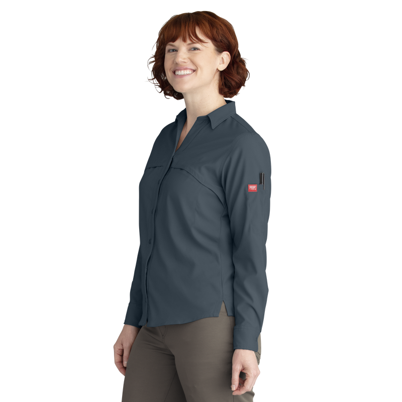 Women's Cooling Long Sleeve Work Shirt image number 7