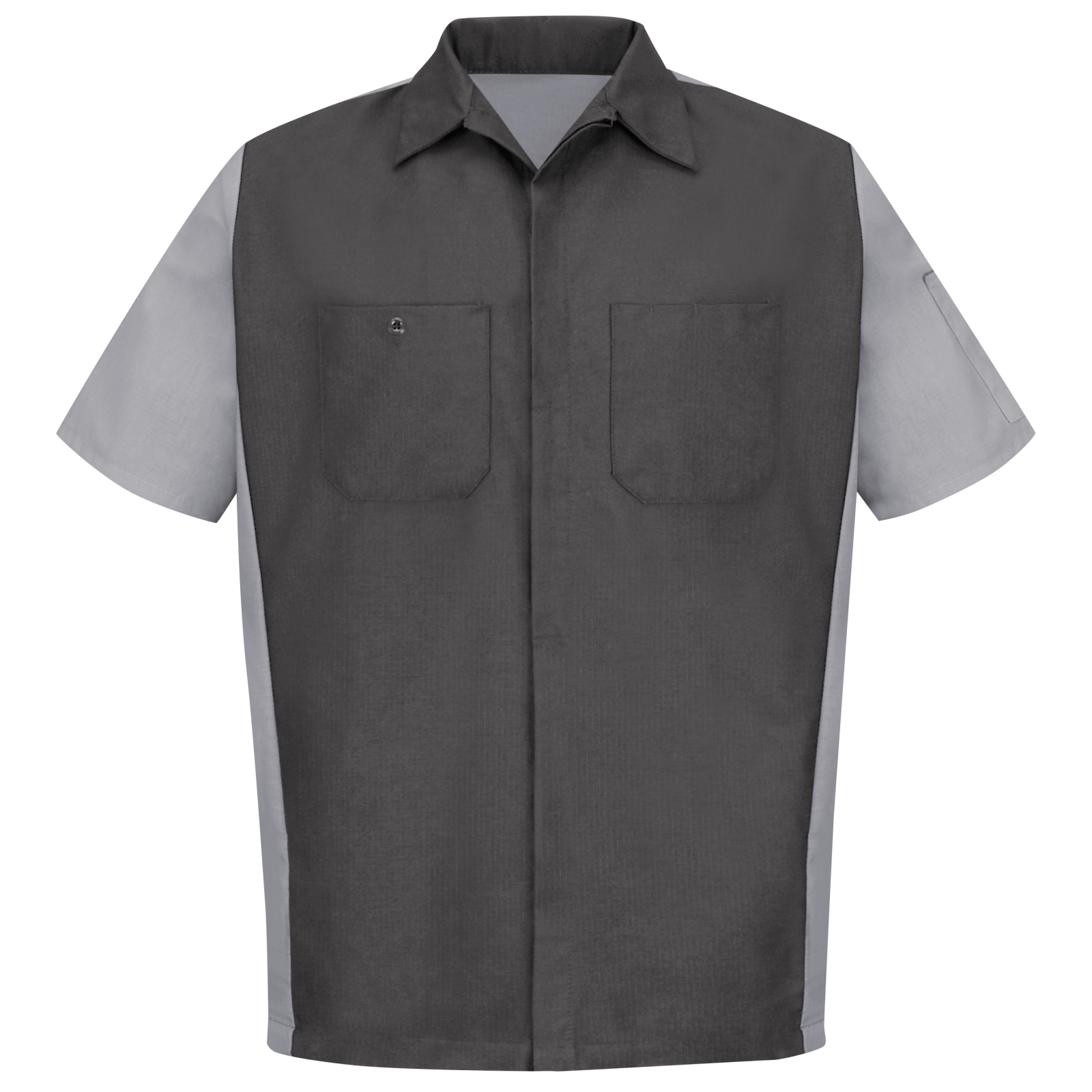 Khaki Red Kap Men's Wrinkle Resistant Short Sleeve Work Shirt 