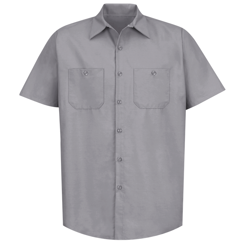 Men's Short Sleeve Industrial Work Shirt image number 1