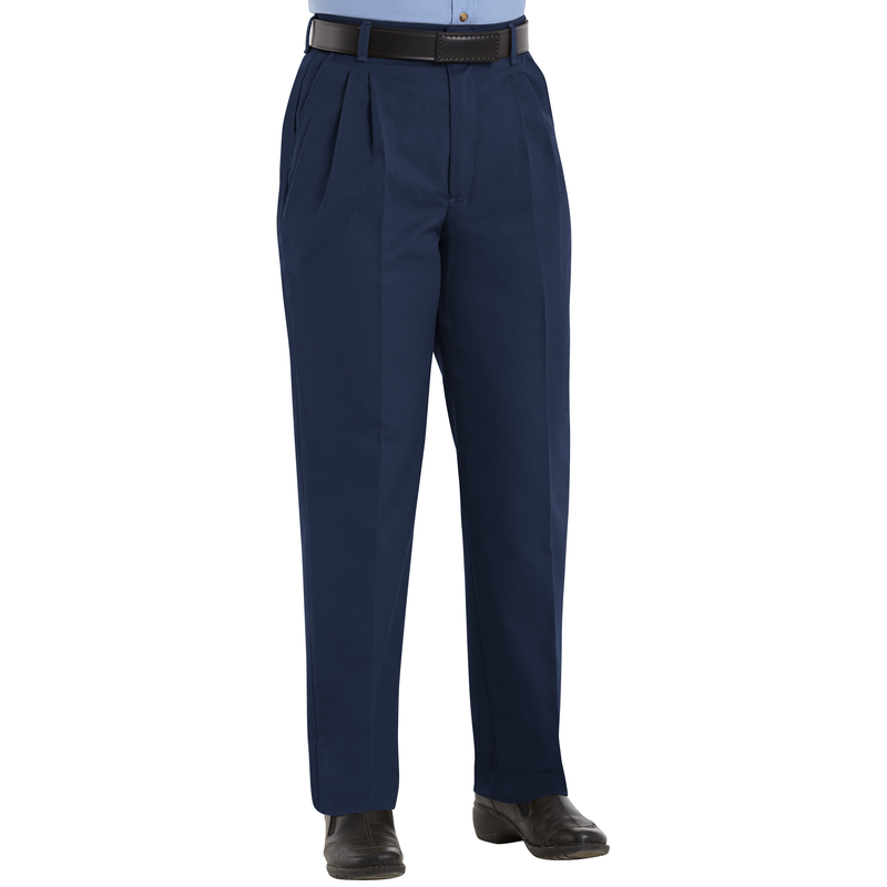 Women's Pleated Twill Slacks | Red Kap®