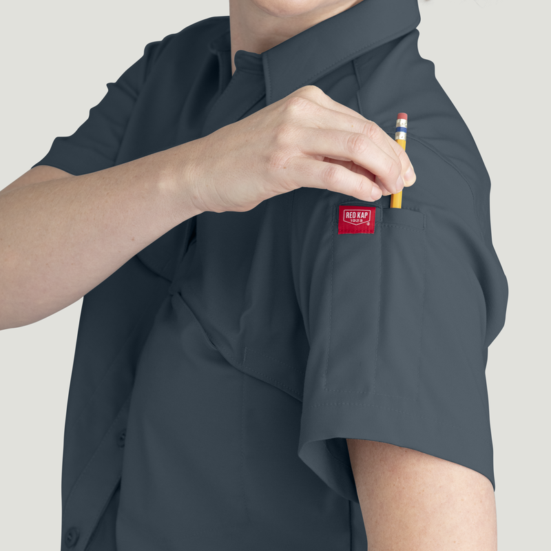 Women's Cooling Short Sleeve Work Shirt image number 13
