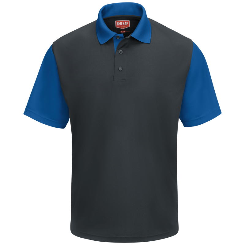Men's Short Sleeve Performance Knit® Color-Block Polo image number 1