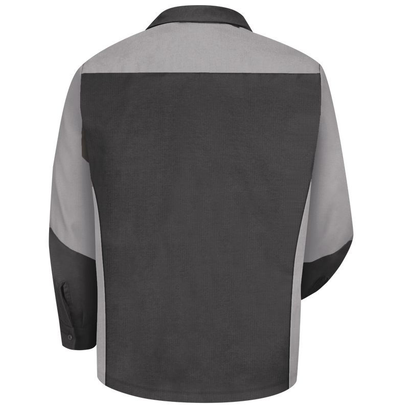 Men's Long Sleeve Two-Tone Crew Shirt image number 2