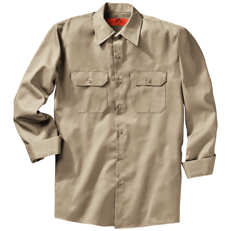 Men's Long Sleeve Utility Uniform Shirt image number 4