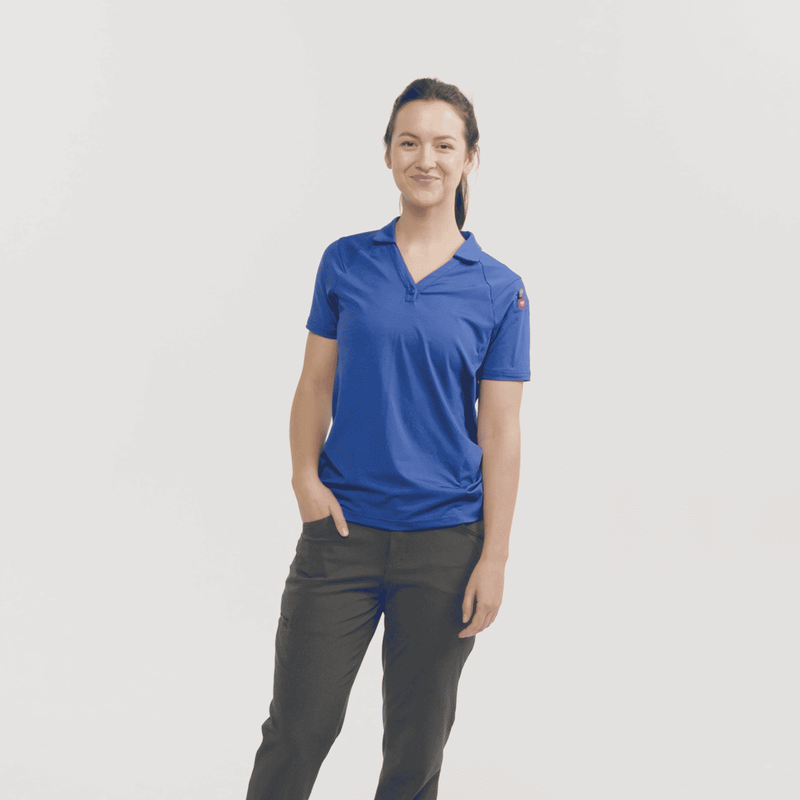 Women's Cooling Stretch Jersey Polo image number 11