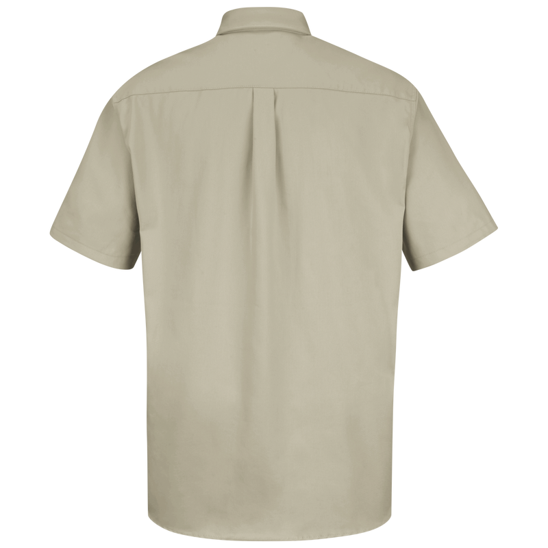 Men's Short Sleeve Cotton Contrast Dress Shirt image number 2