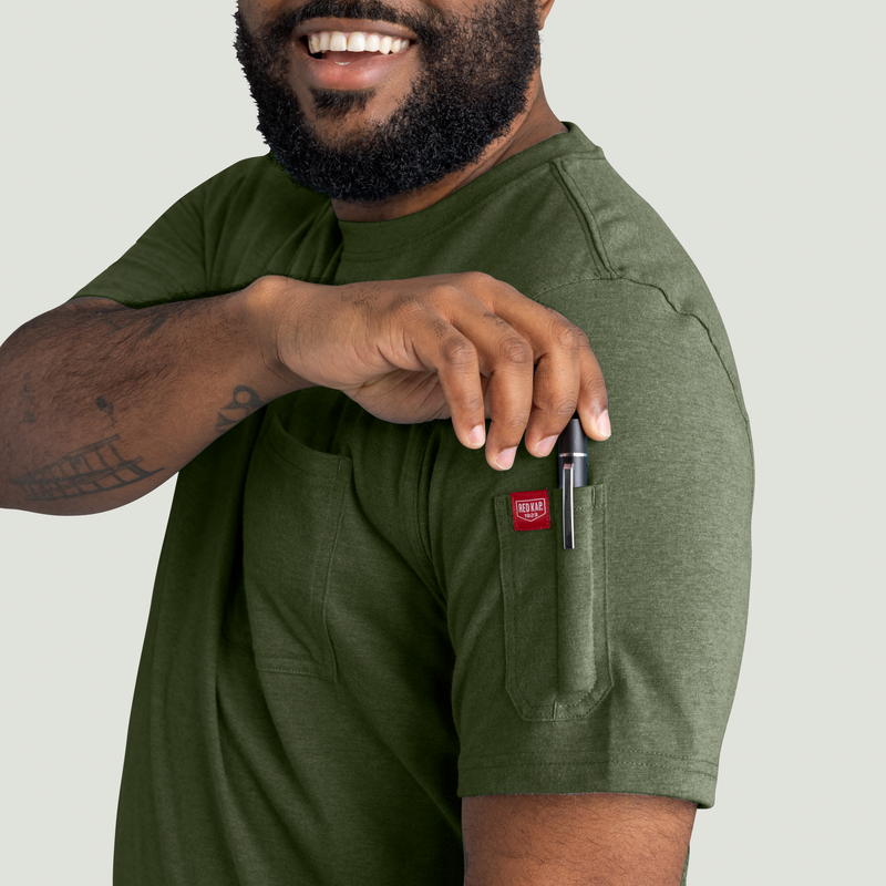 Men's Slim Fit Cotton Pocket T-Shirt image number 14