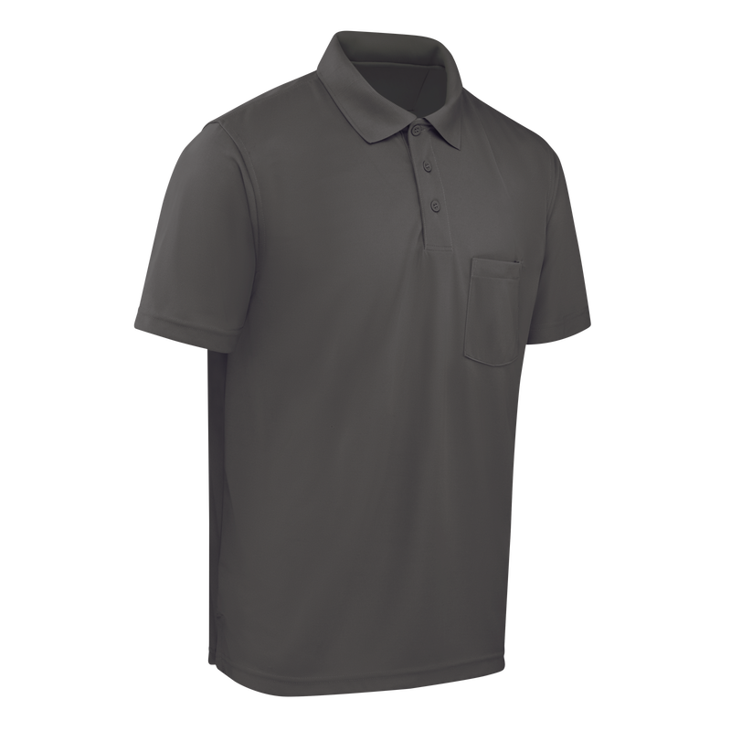 Moisture wicking polo store shirts with pocket
