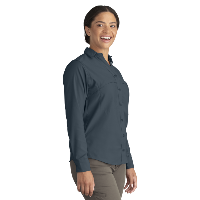 Women's Cooling Long Sleeve Work Shirt image number 9