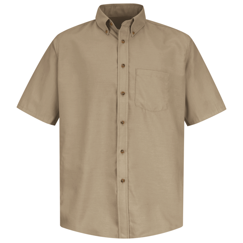 Men's Short Sleeve Poplin Dress Shirt image number 1