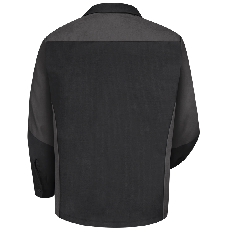 Men's Long Sleeve Two-Tone Crew Shirt image number 1