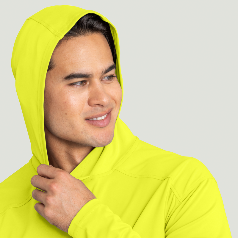 Men's Enhanced Visibility Sun Protection Pullover Hoodie image number 13