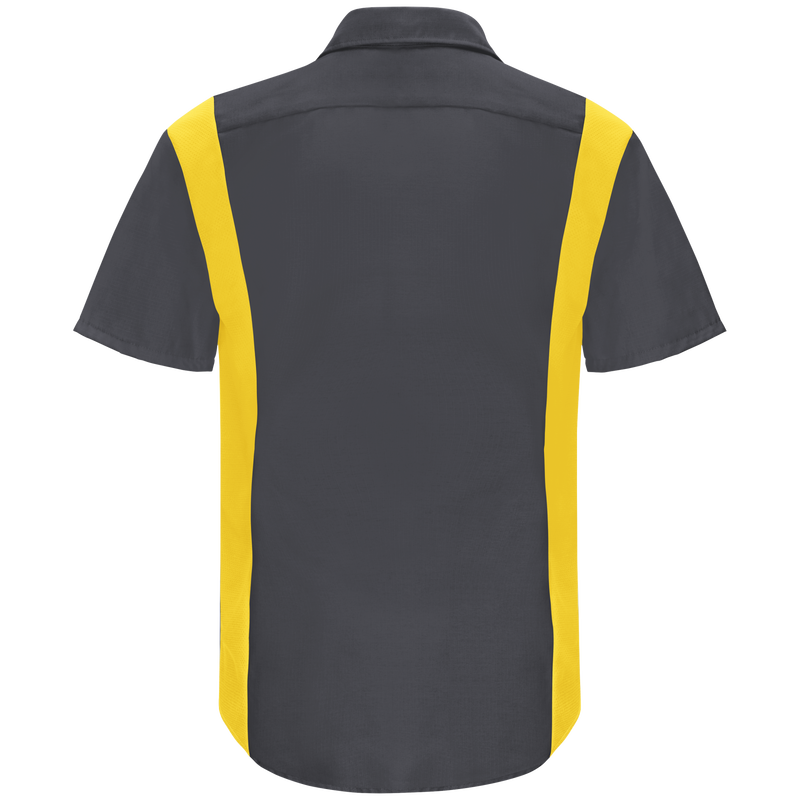 Men's Short Sleeve Performance Plus Shop Shirt With Oilblok Technology image number 2