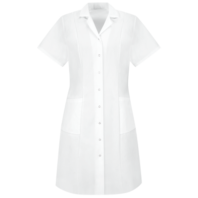 Women's Gripper-Front Short Sleeve Dress
