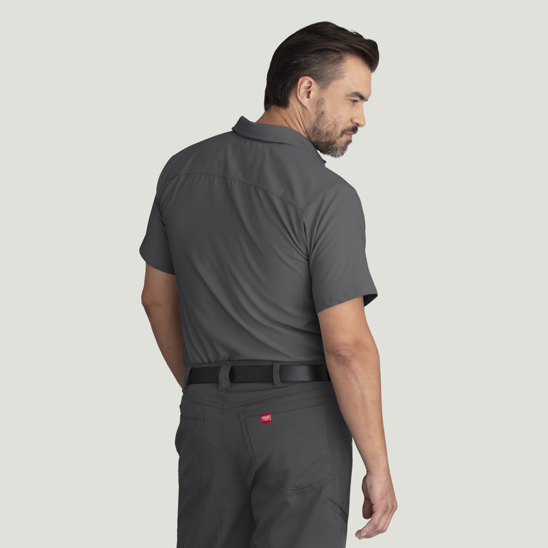 Men's Cooling Short Sleeve Work Shirt image number 6