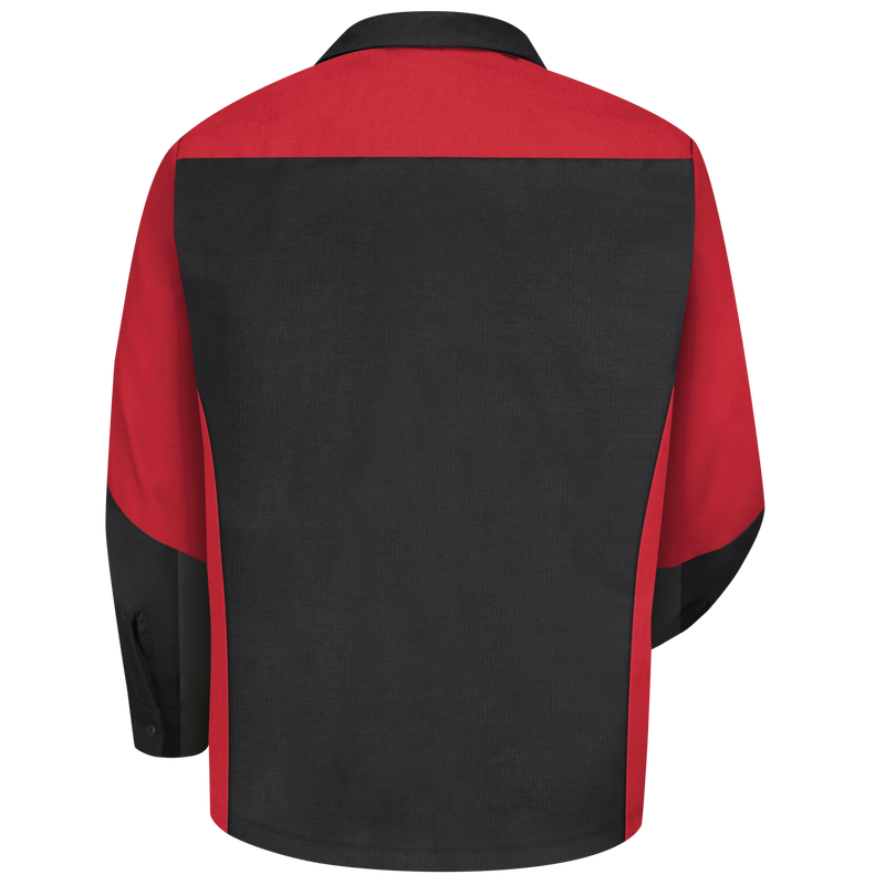 Men's Long Sleeve Two-Tone Crew Shirt image number 1