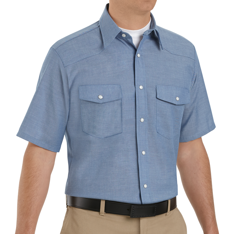 Men's Short Sleeve Deluxe Western Style Shirt image number 2