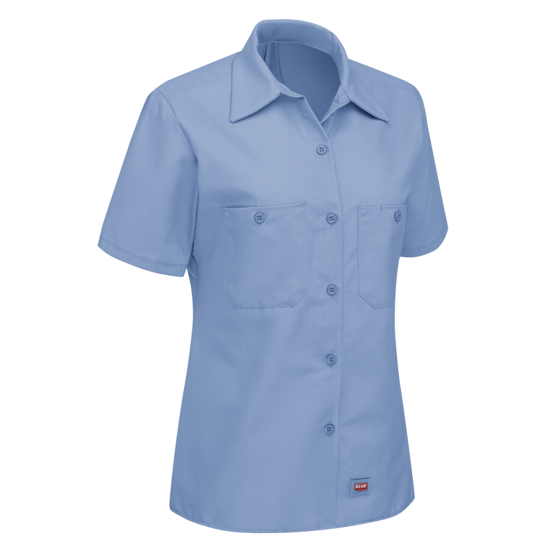 Women's Short Sleeve Work Shirt with MIMIX® image number 3