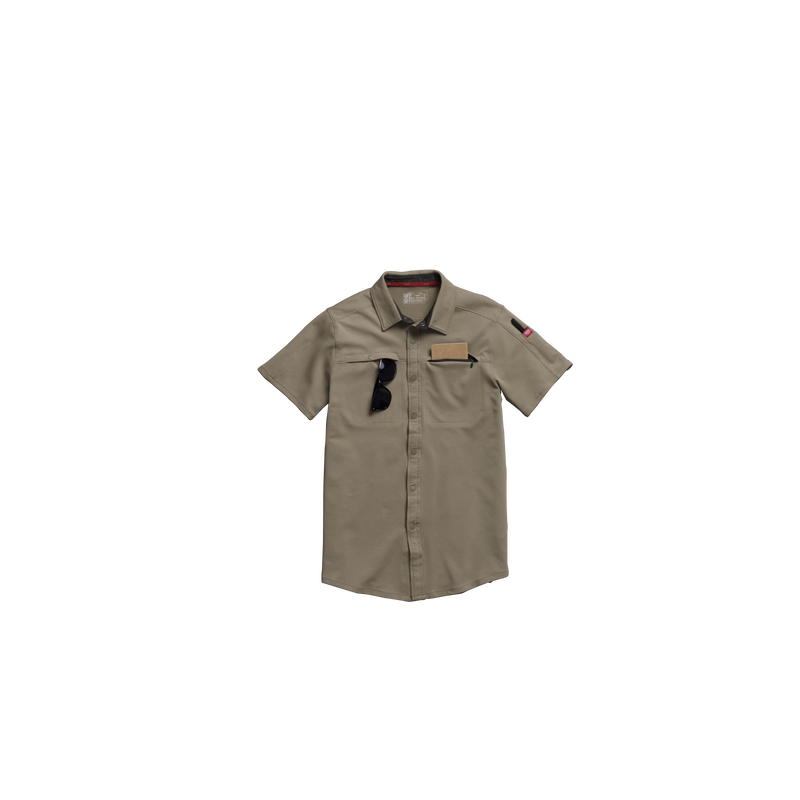 Men's Snap Front Jersey Short Sleeve Work Shirt image number 17