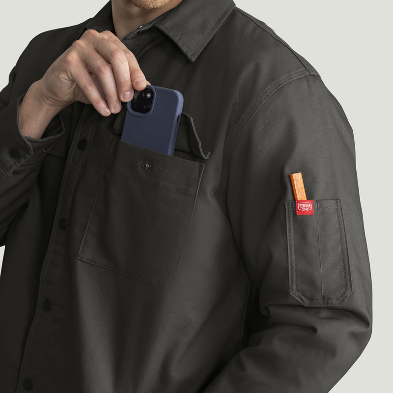 Men's Water Repellent Shirt Jacket image number 17