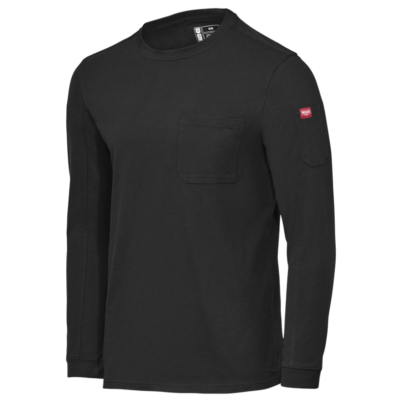 Men's Slim Fit Cotton Long Sleeve Pocket T-Shirt image number 12