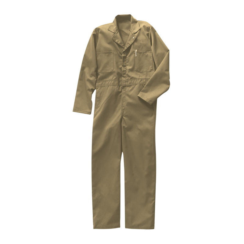 Twill Action Back Coverall with Chest Pockets image number 2