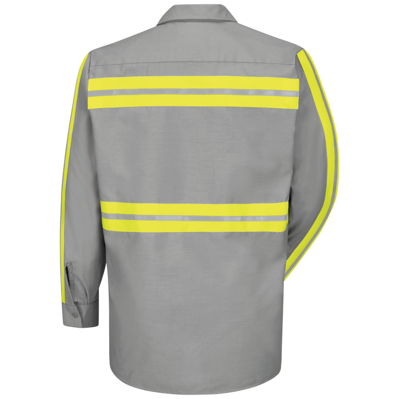 Long Sleeve Enhanced Visibility Industrial Work Shirt image number 1