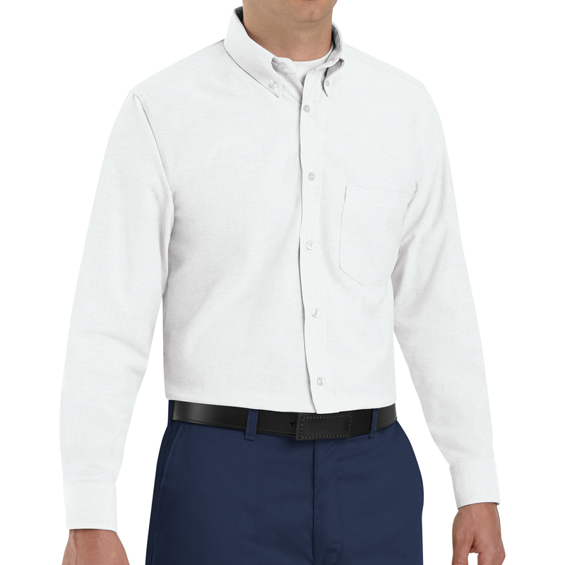 Men's Long Sleeve Executive Oxford Dress Shirt image number 2