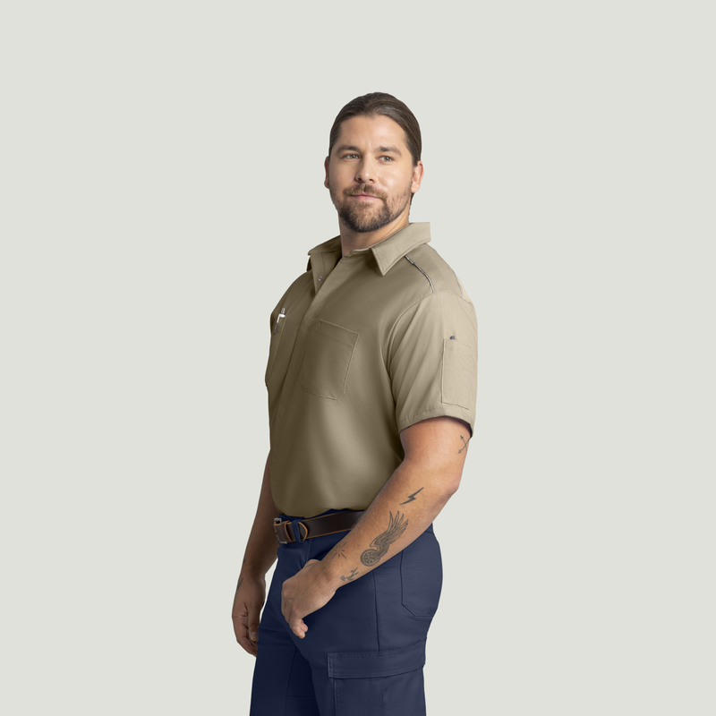 Men's Short Sleeve Pro Airflow Work Shirt image number 3