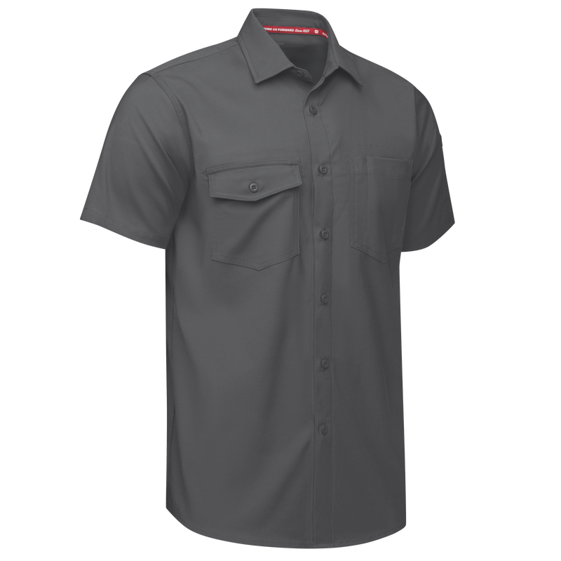 Men's Cooling Short Sleeve Work Shirt image number 11