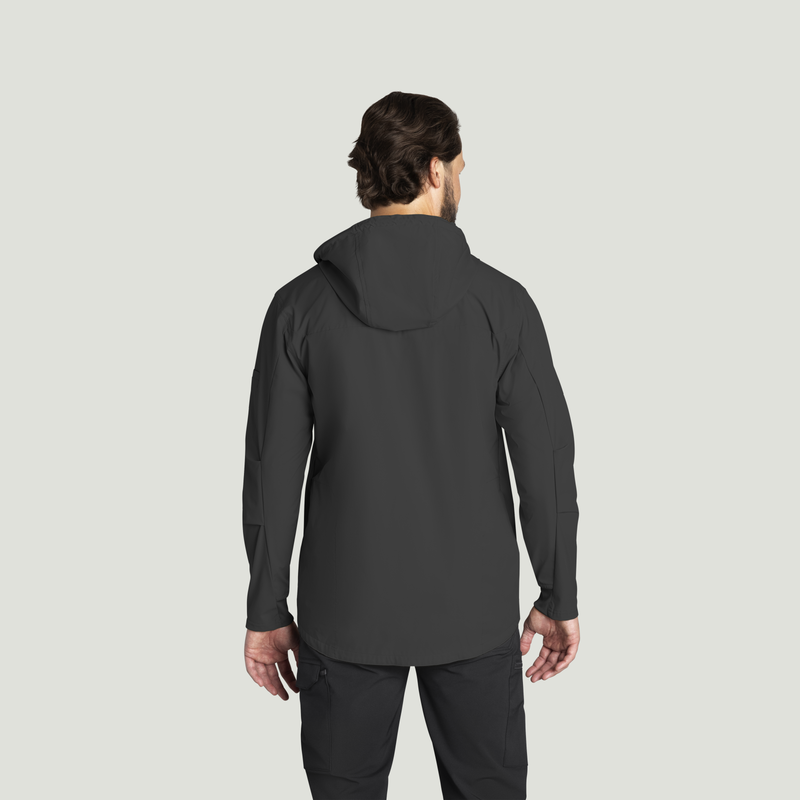 Men’s Performance Hooded Windbreaker Jacket with ToolShift Pocket image number 2