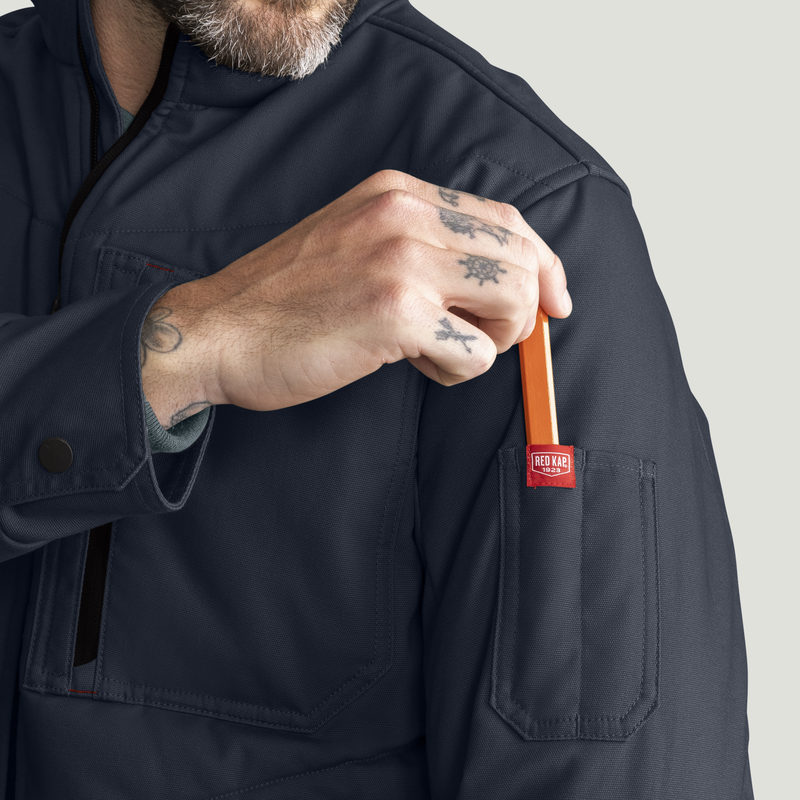 Men's Insulated Quilted Work Jacket image number 15
