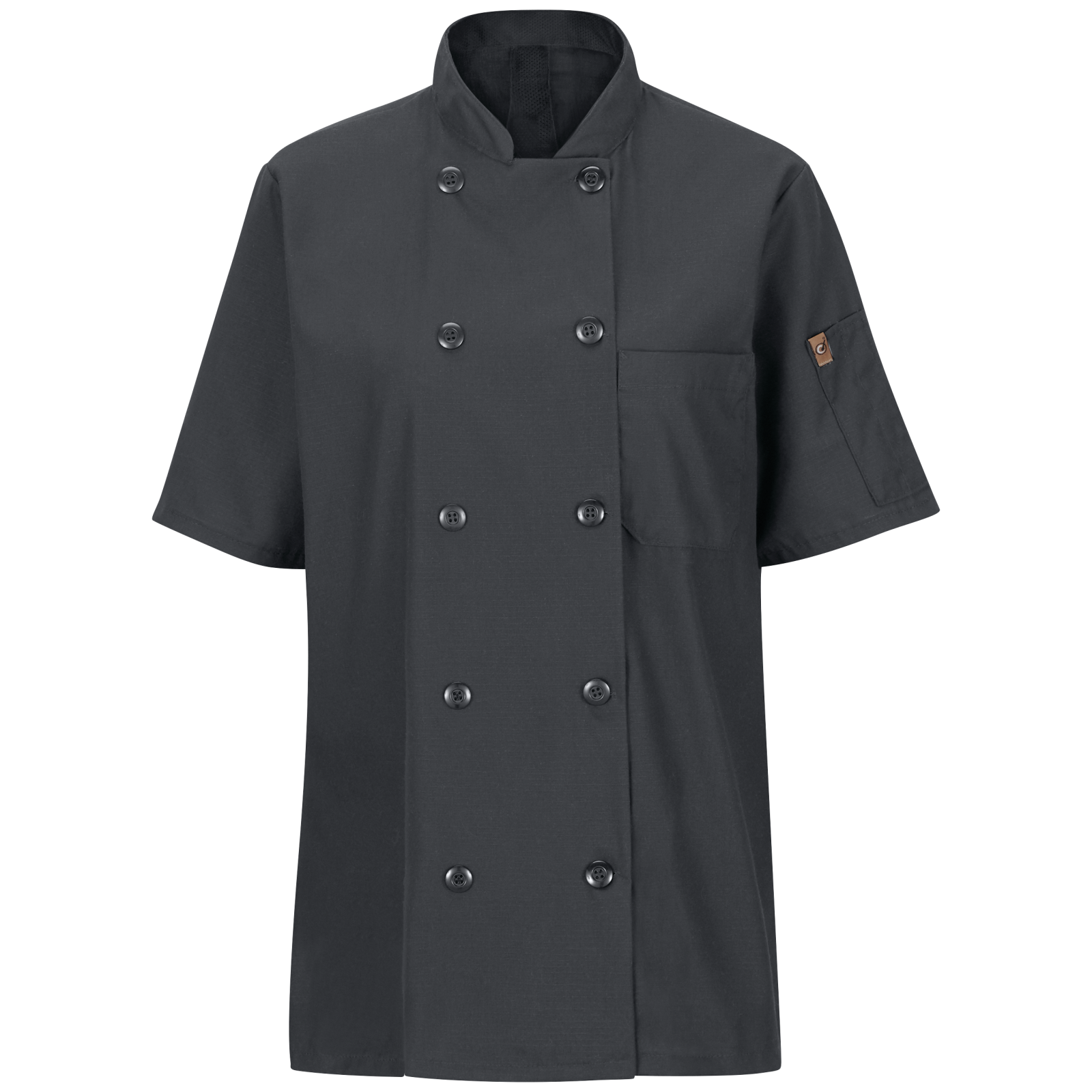 short sleeve women's chef jacket