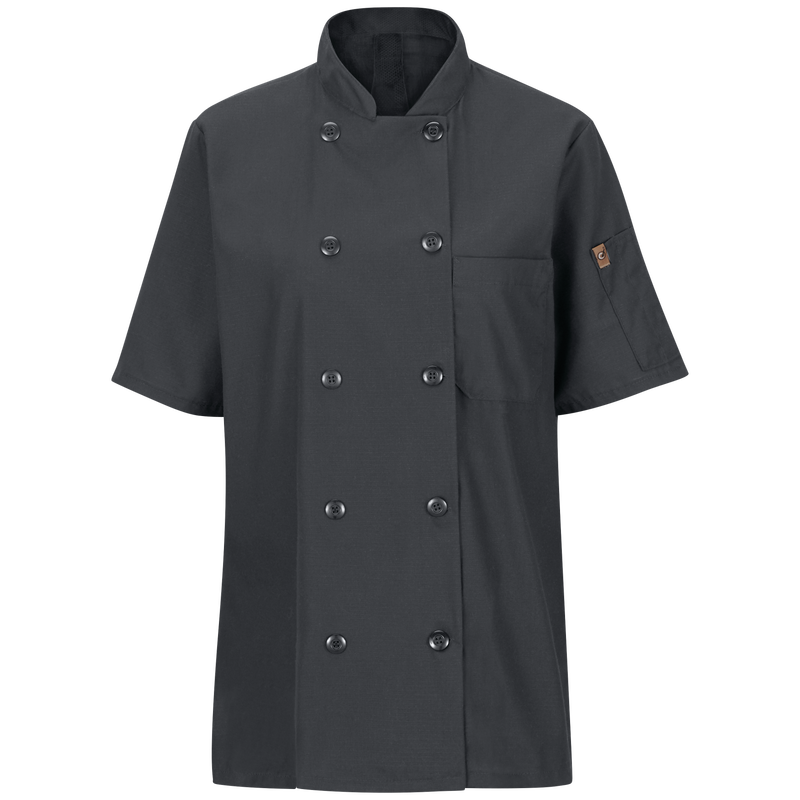 Women's Short Sleeve Chef Coat with OilBlok + MIMIX® image number 0