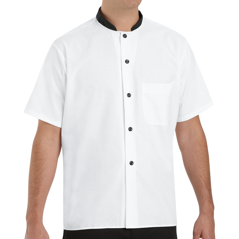 Chef Designs Black Trim Cook Shirt image number 2