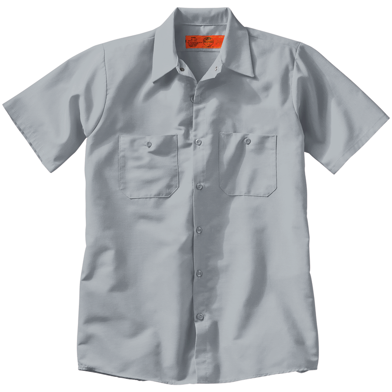 Men's Short Sleeve Industrial Work Shirt image number 5