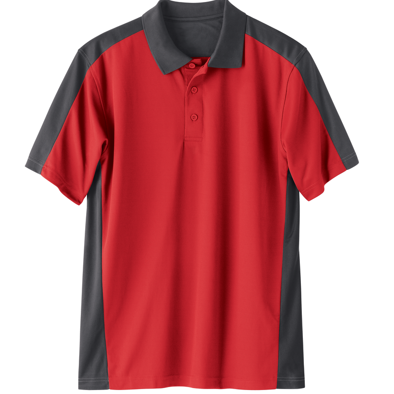 Men's Two-Tone Polo - Short Sleeve Performance Knit® | Red Men's Two-Tone Polo - Short Sleeve Performance Knit® | Red