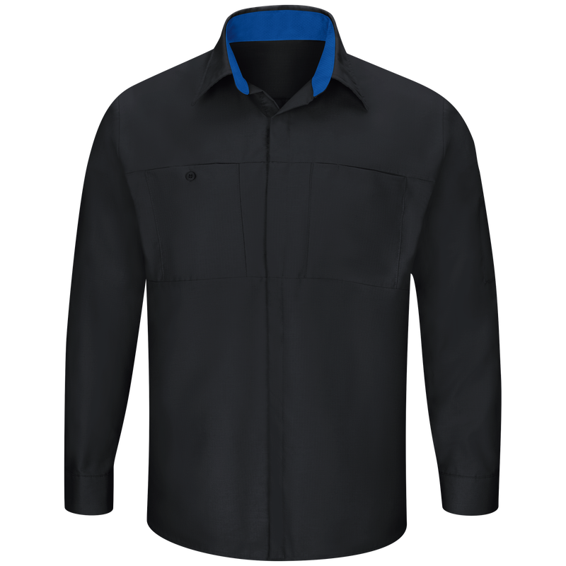 Men's Long Sleeve Performance Plus Shop Shirt with OilBlok Technology image number 0