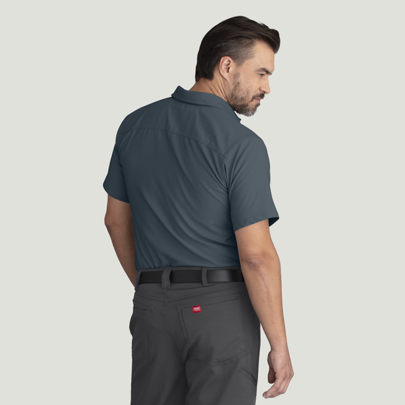Men's Cooling Short Sleeve Work Shirt image number 6