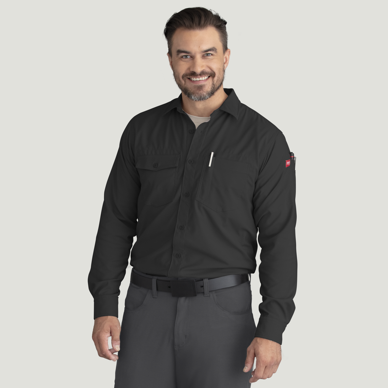 Men's Cooling Long Sleeve Work Shirt image number 4