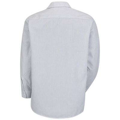 Men's Long Sleeve Industrial Striped Work Shirt