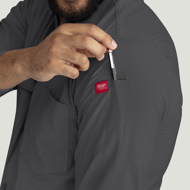 Men's Cooling Long Sleeve Work Shirt image number 14
