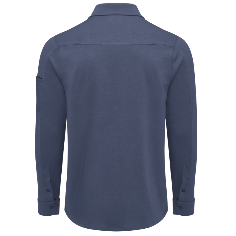Men's Snap Front Jersey Long Sleeve Work Shirt image number 10